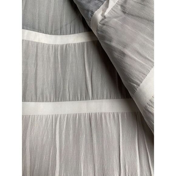 Threshold Blocked Striped Shower Curtain - Picture 3 of 7